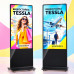 Видеостойка 55" для помещений с вертикальным экраном TESSLA DT5500BA - напольный монитор Видеостойка 55" для помещений с вертикальным экраном TESSLA DT5500BA - напольный монитор